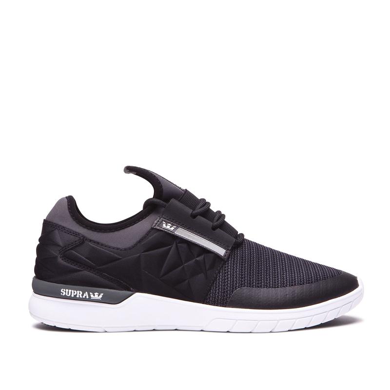 Supra FLOW RUN EVO Laufschuhe Damen Schwarz Lagerverkauf WNJKP9870